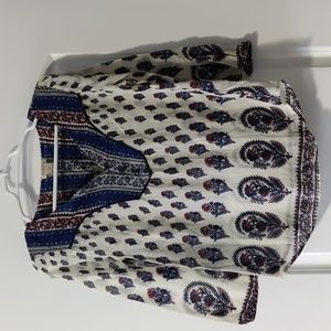 Lucky Brand Floral Print Top, size XS